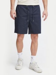 Solid Szorty materiałowe 21108168 Granatowy Regular Fit. Niebieskie szorty męskie Solid, bez wzorów, z bawełny. Za 369.99 zł.