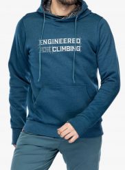 Bluza z kapturem Ocun Hoodie - blue opal/excalibur. Niebieskie bluzy męskie Jordan, m, bez wzorów, z kapturem. Za 282.76 zł.