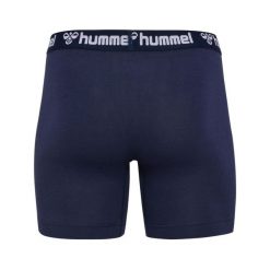 Bokserki męskie 2-pak Hummel Boxers granatowe. Niebieskie bokserki męskie Hummel, bez wzorów. Za 60.90 zł.