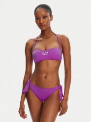 EA7 Emporio Armani Bikini 7W000319 AF12599 ZA001 Fioletowy. Fioletowe bikini EA7 Emporio Armani, bez wzorów, z syntetyku. Za 379.99 zł.