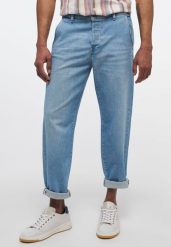Męskie Spodnie Jeansowe MUSTANG Toledo Loose Denim Blue 1013696 5000 683. Niebieskie jeansy męskie Mustang, z denimu. Za 219.99 zł.