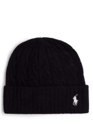 Polo Ralph Lauren Czapka z zawartością kaszmiru Kobiety Wełna czarny, ONE SIZE. Czarne czapki damskie Polo Ralph Lauren, bez wzorów, z kaszmiru. Za 429.95 zł.