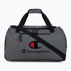 Torba treningowa Champion Progress Duffel. Szare torby sportowe męskie Champion, bez wzorów. Za 89.99 zł.
