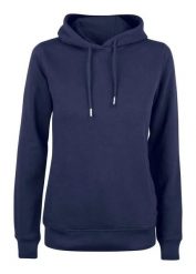 Clique Premium OC Hoody Women – bluza z kapturem z bawełny organicznej – dark. Niebieskie bluzy damskie CLIQUE, s, bez wzorów, z bawełny, bez ramiączek, z kapturem. Za 263.08 zł.