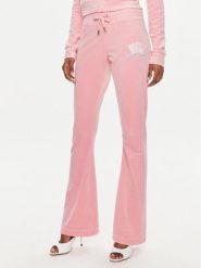 Juicy Couture Spodnie dresowe Lisa JCWBJ23330 Różowy Regular Fit. Czerwone spodnie dresowe damskie Juicy Couture, bez wzorów, z dresówki. Za 169.99 zł.