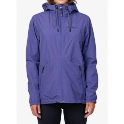 Kurtka przeciwdeszczowa damska Hannah Goldie. Fioletowe kurtki sportowe damskie Hannah, bez wzorów, bez ramiączek, bez kaptura, trekkingowe. W wyprzedaży za 399.90 zł.