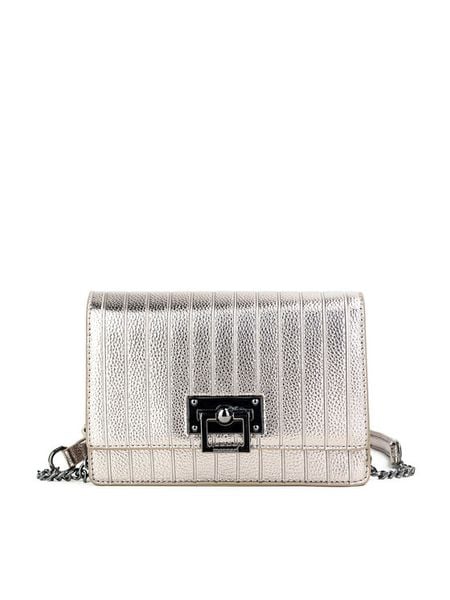 Monnari Torebka TORIMP0-24Z-BAG4270-KM22D000 Srebrny. Szare listonoszki damskie Monnari, bez wzorów, ze skóry, bez dodatków. Za 119.99 zł.