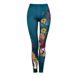 Legginsy sportowe damskie DEEP TRIP Garden. Legginsy damskie DEEP TRIP, bez wzorów, z elastanu. Za 179.00 zł.