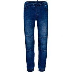 Spodnie Ciemne Jeansowe, JOGGERY Męskie, Casualowe, z Elastanem, Zwężana Nogawka -QUICKSIDE. Spodnie materiałowe męskie Quickside, bez wzorów, z bawełny. Za 111.00 zł.