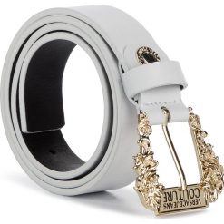 Pasek Damski VERSACE JEANS COUTURE - D8VUBF01 71219 003. Białe paski damskie Versace Jeans Couture, bez wzorów, z jeansu. Za 419.00 zł.