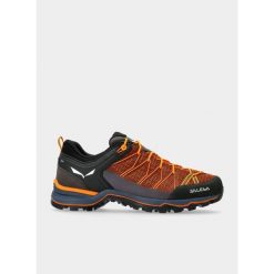 Buty turystyczne męskie Salewa Mountain Trainer Lite. Brązowe buty zimowe męskie Salewa, bez wzorów, bez obcasa, bez zapięcia. Za 648.00 zł.