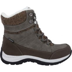 Buty do chodzenia damskie Hi-Tec Riva Mid Wp. Brązowe obuwie trekkingowe damskie Hi-tec, z materiału, za kostkę, bez zapięcia. Za 509.00 zł.