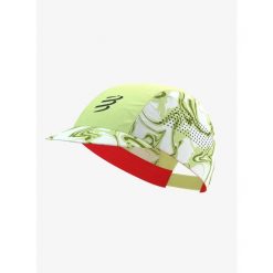 Czapka z daszkiem Compressport Pro Racing Cap. Zielone czapki damskie Compressport, bez wzorów, sportowe. Za 198.99 zł.