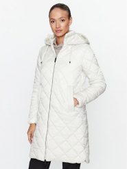 CMP Płaszcz zimowy 33K3696 Biały Regular Fit. Białe płaszcze damskie CMP, na zimę, bez wzorów, z syntetyku, bez kołnierzyka, bez kaptura. Za 539.99 zł.