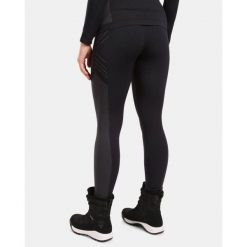 Damskie legginsy Kilpi Oline. Czarne legginsy damskie Kilpi, bez wzorów. Za 138.03 zł.