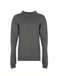 La Haine Inside US Sweter | 3M LM279 | Mężczyzna | Szary. Szare swetry męskie La Haine Inside Us, m, bez wzorów, z dzianiny, bez kołnierzyka, bez ramiączek. W wyprzedaży za 489.00 zł.