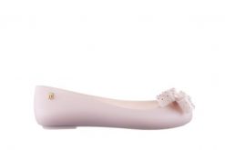 Baleriny Melissa Space Love VI Me Ad Beige, Beż, Guma - 35-36. Brązowe balerinki damskie Melissa, na lato, bez wzorów, z gumy, bez obcasa, bez zapięcia. W wyprzedaży za 89.10 zł.