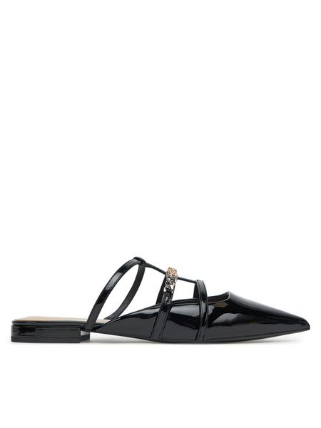 PINKO Klapki Gianira 20 SD0275 E002 Czarny. Czarne klapki damskie Pinko, bez wzorów, ze skóry, bez obcasa, bez zapięcia. Za 1,079.00 zł.