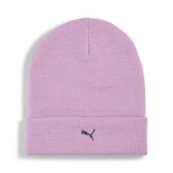 Głęboka czapka z metalowym logo PUMA CAT PUMA. Szare czapki damskie Puma, bez wzorów, z dzianiny, klasyczne. Za 89.00 zł.
