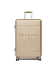 Reebok Walizka duża CEO-RBK-WAL-023-CCC-L Beżowy. Żółte walizki męskie Reebok, bez wzorów, z tworzywa sztucznego, duże. Za 349.99 zł.