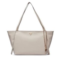 Torebka Guess. Brązowe shopperki damskie Guess, z aplikacjami, bez dodatków. Za 634.99 zł.