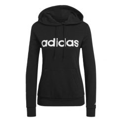 Bluza z Kapturem Essentials Logo Rozmiar L Czarny - GL0635. Białe bluzy damskie Adidas, l, bez wzorów, sportowe, bez ramiączek, z kapturem. Za 199.00 zł.