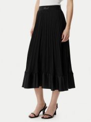 KARL LAGERFELD Spódnica plisowana B2W12003 Czarny Regular Fit. Czarne spódnice damskie KARL LAGERFELD, bez wzorów, z syntetyku, plisowane. Za 999.99 zł.