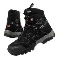 Buty trekkingowe Garmont Momentum Wp 002643 czarne. Czarne trekkingi męskie z materiału, bez zapięcia. Za 814.85 zł.