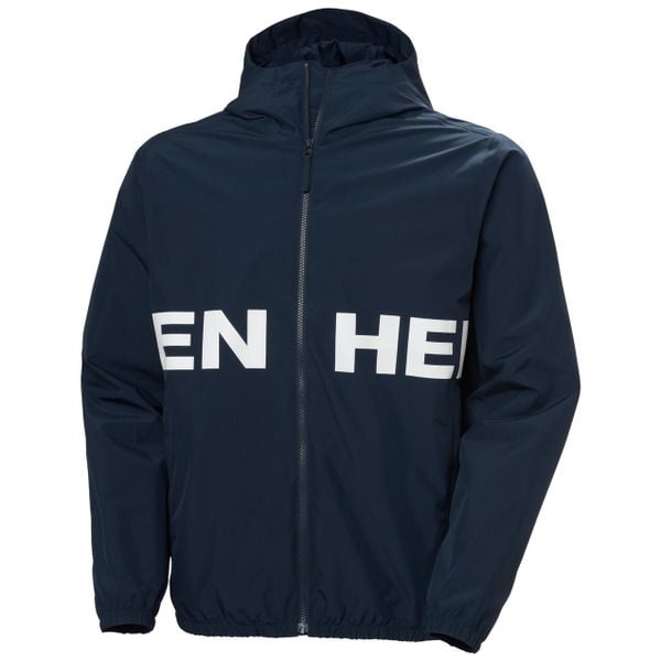 Kurtka wodoodporna Helly Hansen Core Graphic. Niebieskie kurtki męskie Helly Hansen, m, bez wzorów, bez kaptura. Za 632.40 zł.