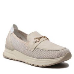 Półbuty Rieker. Brązowe półbuty damskie Rieker, bez wzorów, bez obcasa, na płaskiej podeszwie, bez zapięcia. Za 339.99 zł.