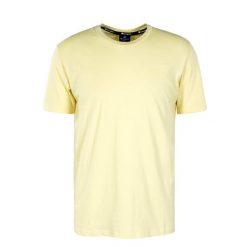 Koszulka T-shirt sportowa męska CHAMPION bawełna. Żółte koszulki sportowe męskie Champion, m, bez wzorów, z bawełny, bez ramiączek, trekkingowe. Za 125.00 zł.