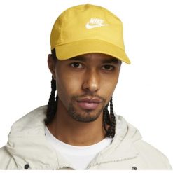 Czapka Nike Club Unstructured Futura Wash Cap, Dla obu płci. Żółte czapki damskie Nike, bez wzorów, z bawełny, sportowe. Za 190.00 zł.