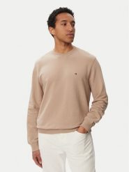 Tommy Hilfiger Bluza Essential Terry MW0MW37237 Beżowy Regular Fit. Brązowe bluzy męskie Tommy Hilfiger, m, bez wzorów, z bawełny, bez ramiączek, bez kaptura. Za 409.99 zł.