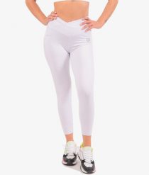 Damskie legginsy Givova ECO. Białe legginsy damskie Givova, bez wzorów, z elastanu. Za 165.25 zł.
