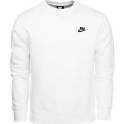 Bluza sportowa męska Nike Sportswear Club. Białe bluzy sportowe męskie Nike, m, bez wzorów, bez kaptura. Za 184.00 zł.