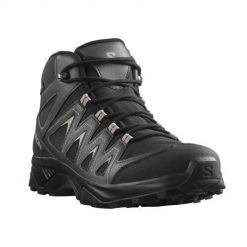 Buty trekkingowe męskie Salomon X Braze Mid Gtx. Czarne buty zimowe męskie Salomon, bez wzorów, z gumy, bez obcasa, bez zapięcia. Za 632.00 zł.