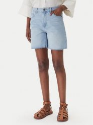 Eleh Szorty jeansowe EL123 Niebieski Regular Fit. Niebieskie szorty damskie Eleh, bez wzorów, z bawełny. Za 226.99 zł.