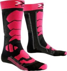 Skarpety narciarskie dla kobiet X-Socks Ski Control 2.0. Szare skarpetki damskie X-Socks, bez wzorów, z dzianiny. Za 55.00 zł.