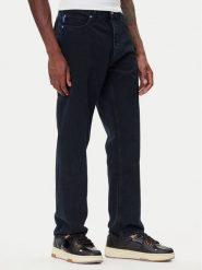 HUGO Jeansy Jonah 50541647 Granatowy Regular Fit. Niebieskie jeansy męskie Hugo, z bawełny. Za 399.99 zł.