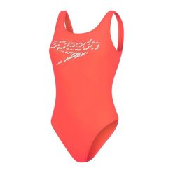 Strój kąpielowy damski Speedo Logo Deep. Białe stroje kąpielowe damskie Speedo, s, bez wzorów. Za 122.76 zł.