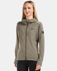 Damska bluza funkcyjna Kilpi SEVELEN-W. Zielone bluzy damskie Kilpi, bez wzorów, sportowe, bez ramiączek, z kapturem. Za 473.69 zł.