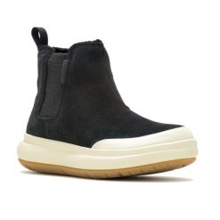 Buty damskie Merrell Marquette Thermo Pull On Wp. Czarne obuwie trekkingowe damskie Merrell, bez zapięcia. Za 559.99 zł.