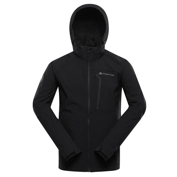 Kurtka softshell męska Alpine Pro Hoor. Zielone kurtki męskie Alpine Pro, m, bez wzorów, z materiału, z kapturem, trekkingowe. Za 389.00 zł.