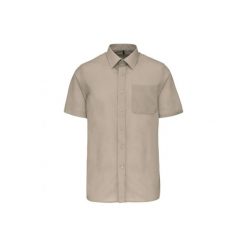 Koszula Kariban Ace. Brązowe koszule męskie KARIBAN, xl, bez wzorów, z bawełny, eleganckie, bez kołnierzyka, bez ramiączek. Za 126.50 zł.