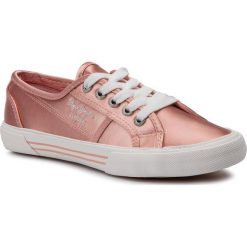 Tenisówki PEPE JEANS - Aberlady Smart PLS30816 Petal 312. Czerwone trampki i tenisówki damskie Pepe Jeans, bez wzorów, z gumy, bez zapięcia. W wyprzedaży za 139.00 zł.