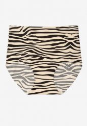 Beżowo-Czarne Bezszwowe Majtki Figi High Waist Dolevia. Brązowe majtki damskie Renee, z jeansu. Za 9.99 zł.
