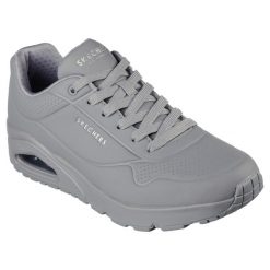 Buty do chodzenia męskie Skechers Uno Stand On Air. Szare buty sportowe męskie Skechers, bez wzorów, z materiału, bez zapięcia, trekkingowe. Za 424.00 zł.
