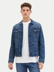 Tom Tailor Kurtka jeansowa 1040165 Granatowy Regular Fit. Niebieskie kurtki męskie Tom Tailor, m, bez wzorów, z bawełny, bez kaptura. Za 439.99 zł.