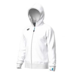 Bluza z kapturem Arena Team Panel. Białe bluzy damskie ARENA, xl, bez wzorów, z bawełny, sportowe, bez ramiączek, z kapturem. Za 360.50 zł.