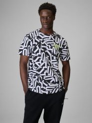 4F T-shirt regular z nadrukiem męski - biały M. Białe t-shirty męskie 4F, m, bez wzorów, z bawełny, bez kołnierzyka, bez ramiączek. Za 89.99 zł.